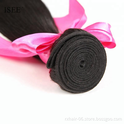 Unprocessed Peruvian Human Virgin Straight Hair Weft Extensions Uk